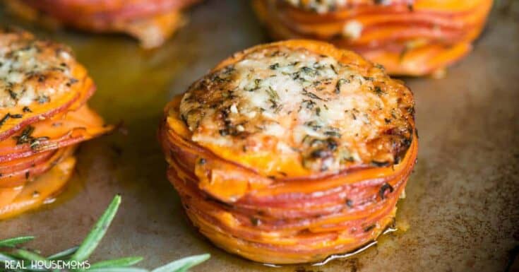 Maple‑Sage Sweet Potato Towers