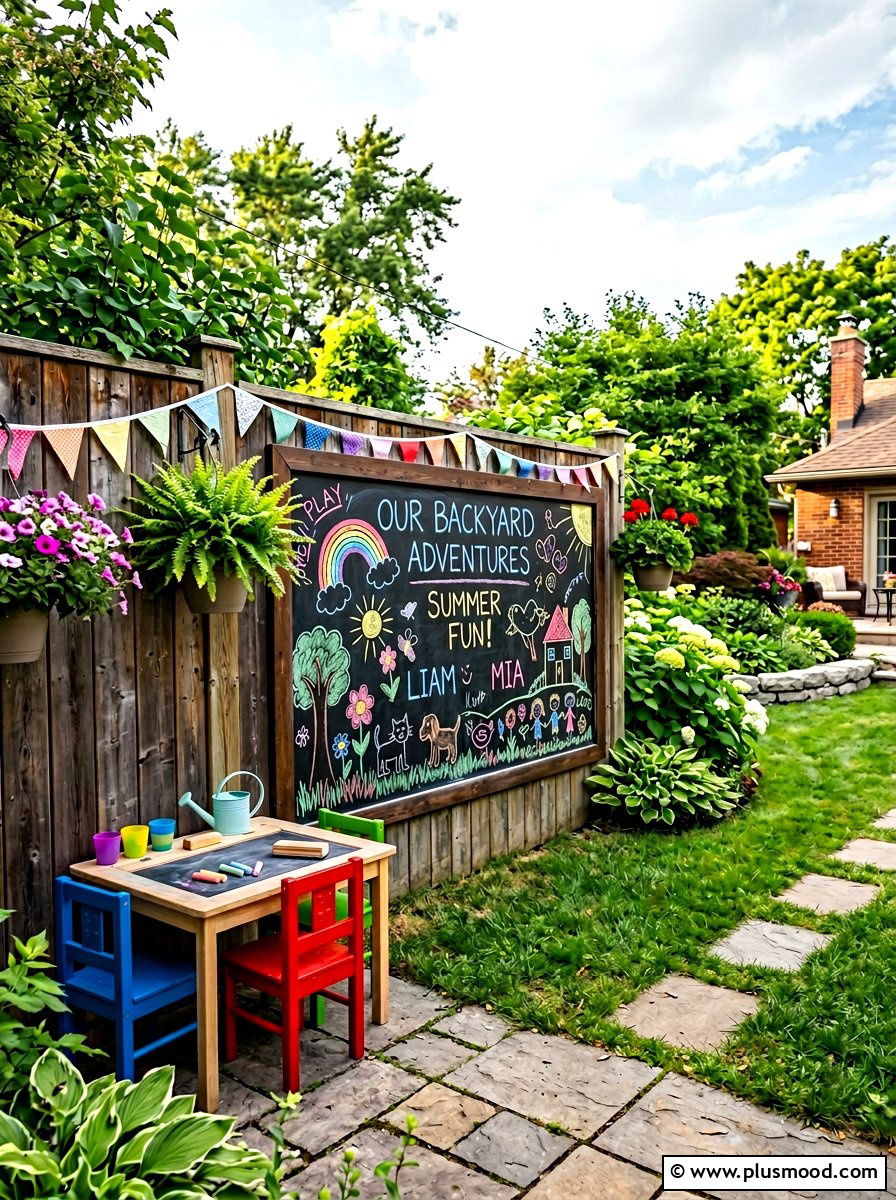 Turn a Fence Panel Into a Creative Zone