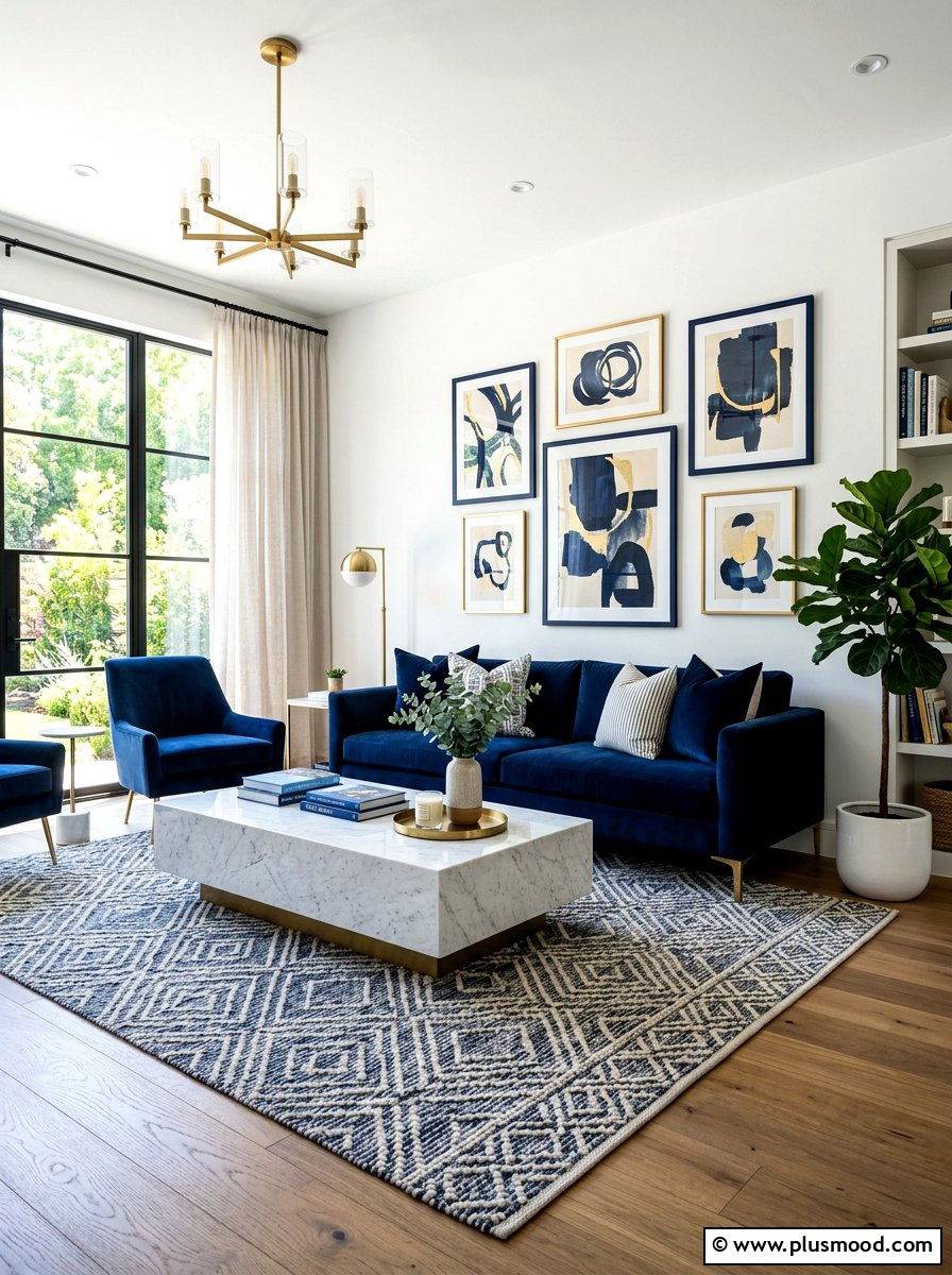 Seaside Sophistication with Navy Blue