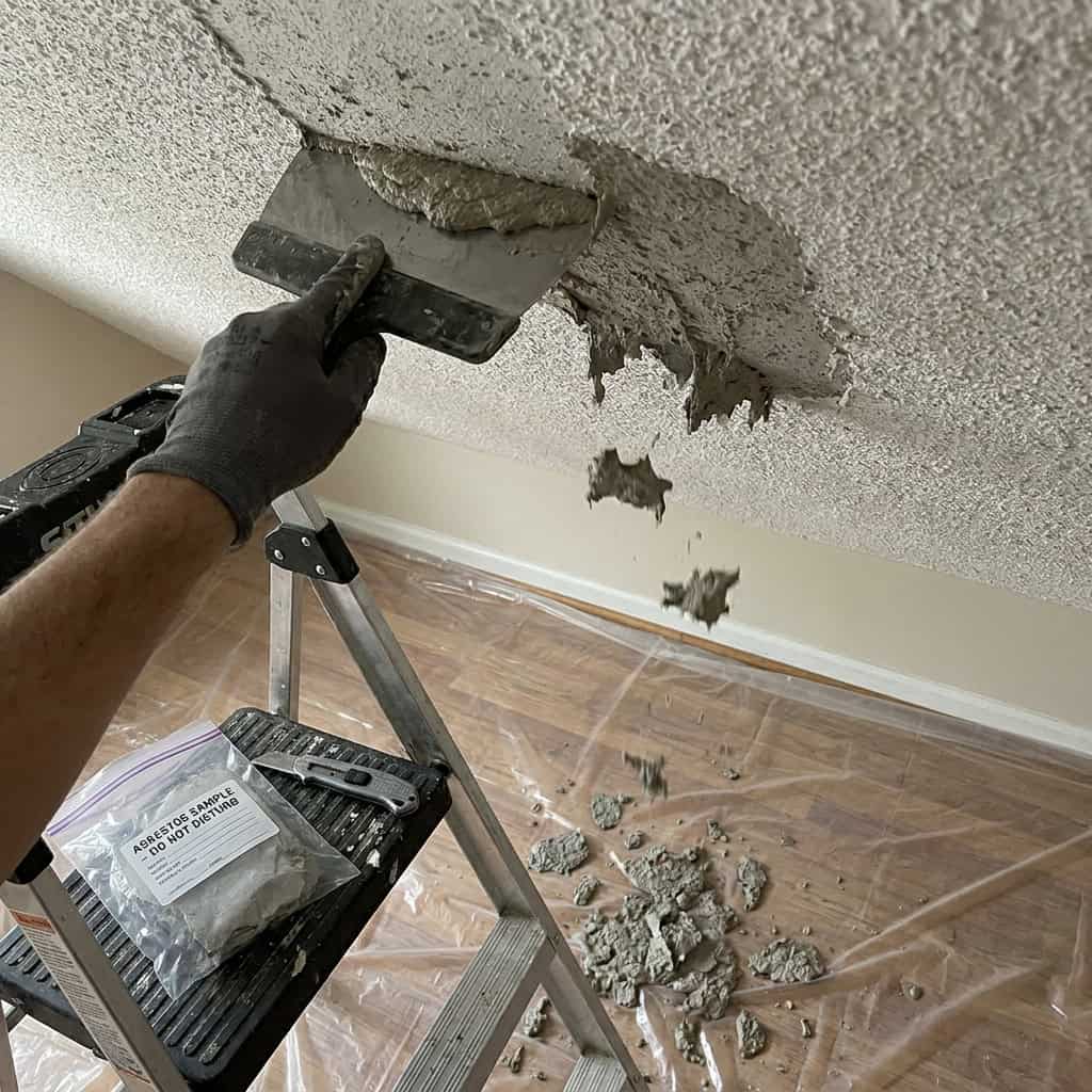 Approach Popcorn Ceilings Safely and Smartly