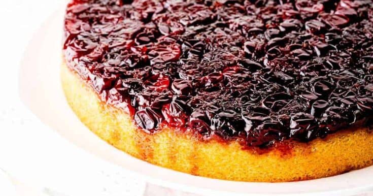 Maple-Cranberry Caramel Slab Cake