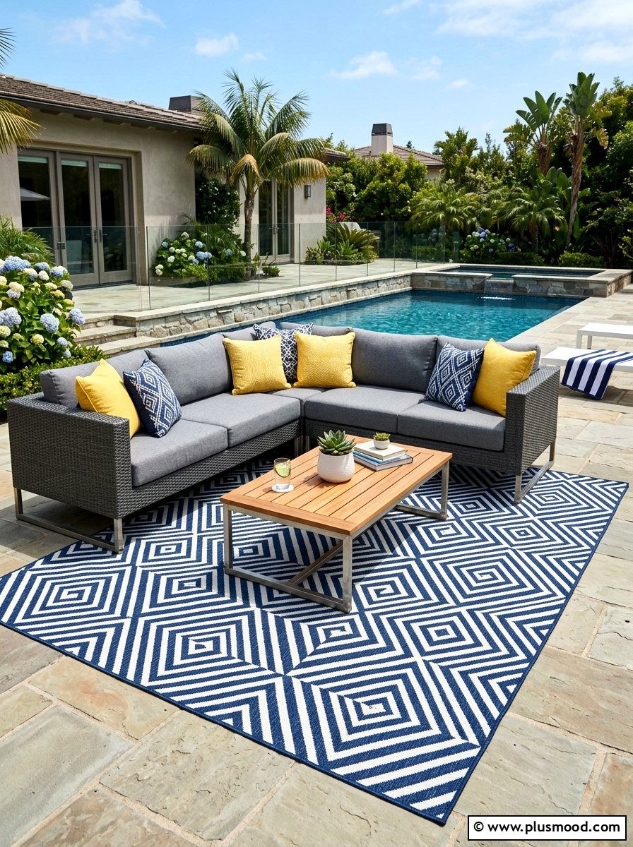 Anchor the Lounge With a Soft Surface