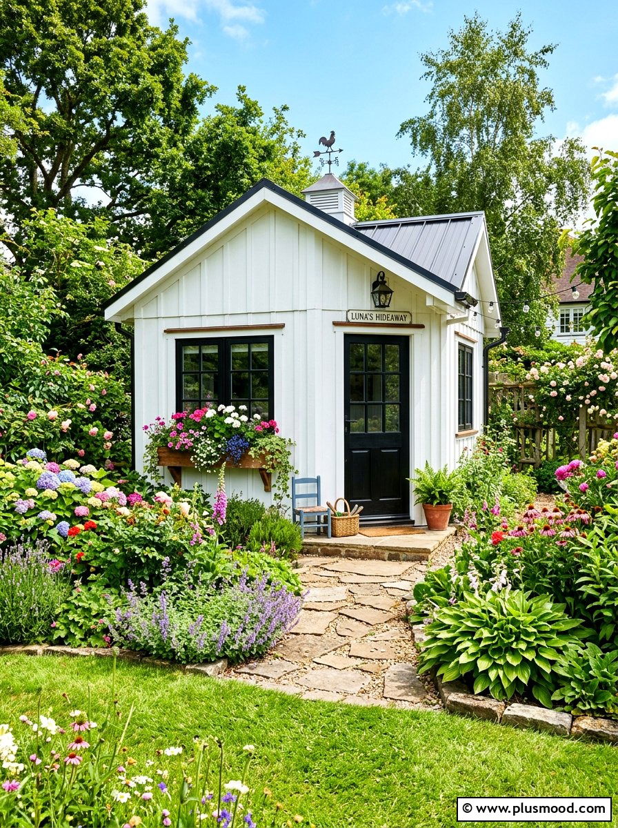 Give a Garden Shed a More Personal Role