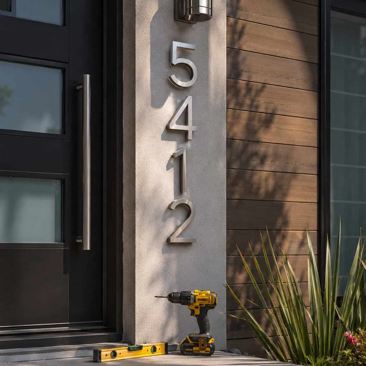 Polish the Entry With Fresh, Readable House Numbers