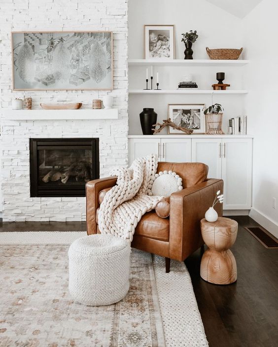 Give the Fireplace a Seasonal but Simple Edit
