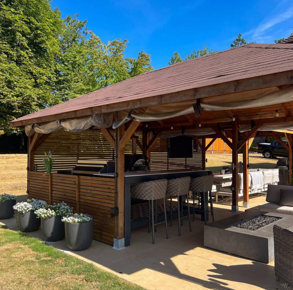 Use a Pavilion to Organize Every Backyard Zone