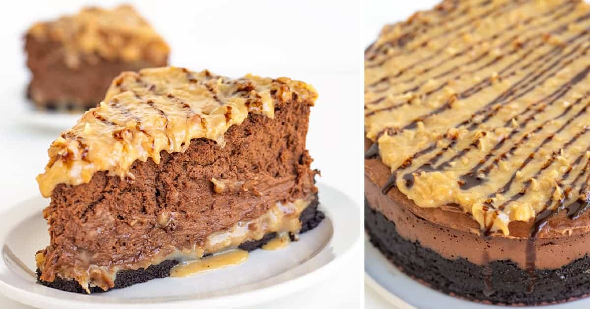 Cocoa-Pecan Coconut Cheesecake