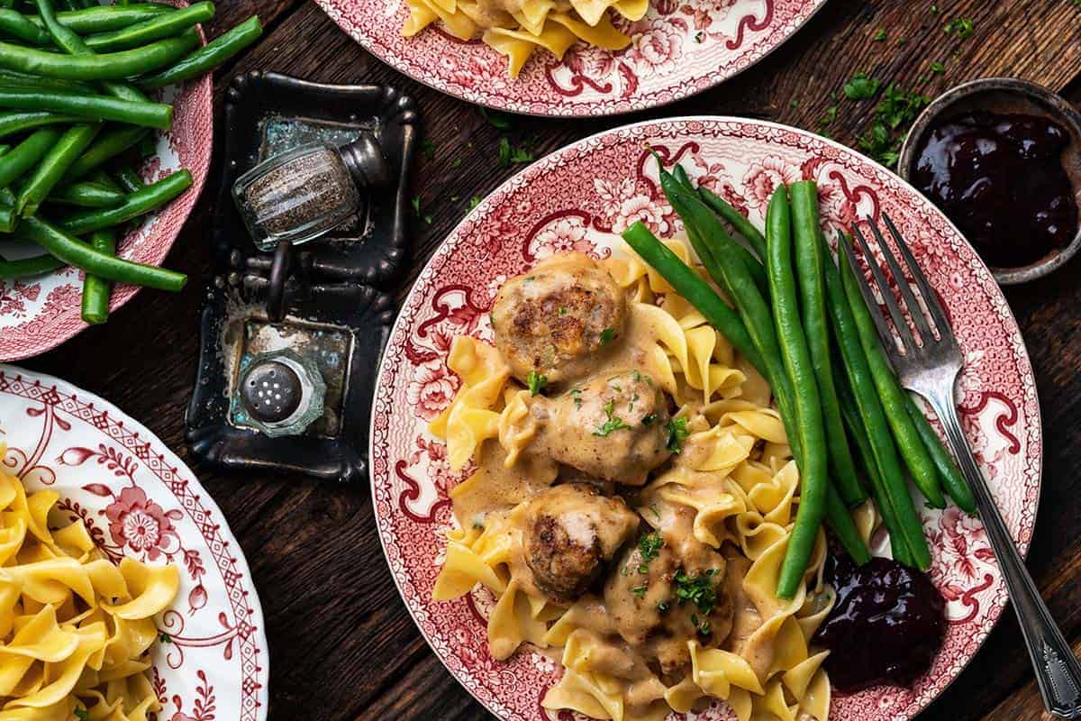 Nordic Spiced Meatballs in Rich Velvet Cream Sauce