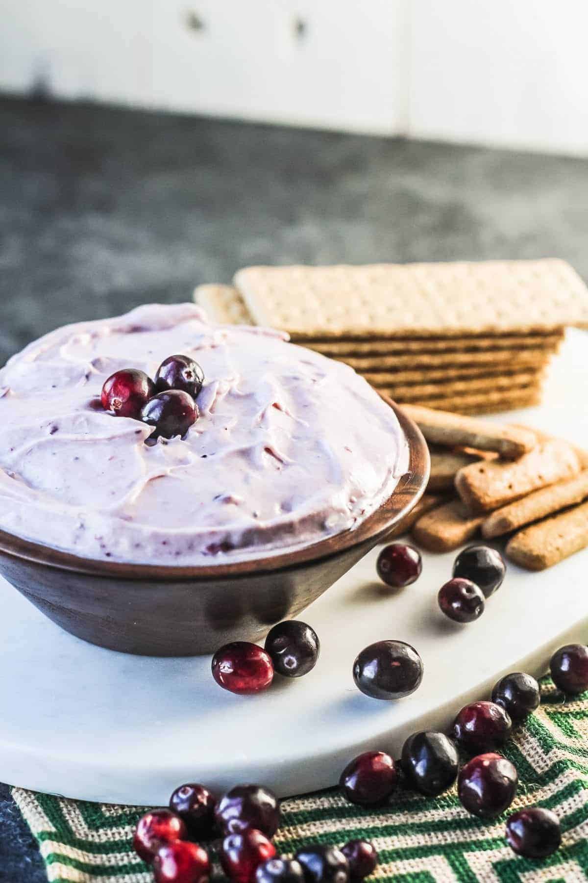 Holiday Cranberry-Orange Whipped Cheese Spread