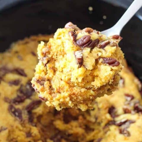 Holiday Slow-Cooker Pumpkin Cobbler