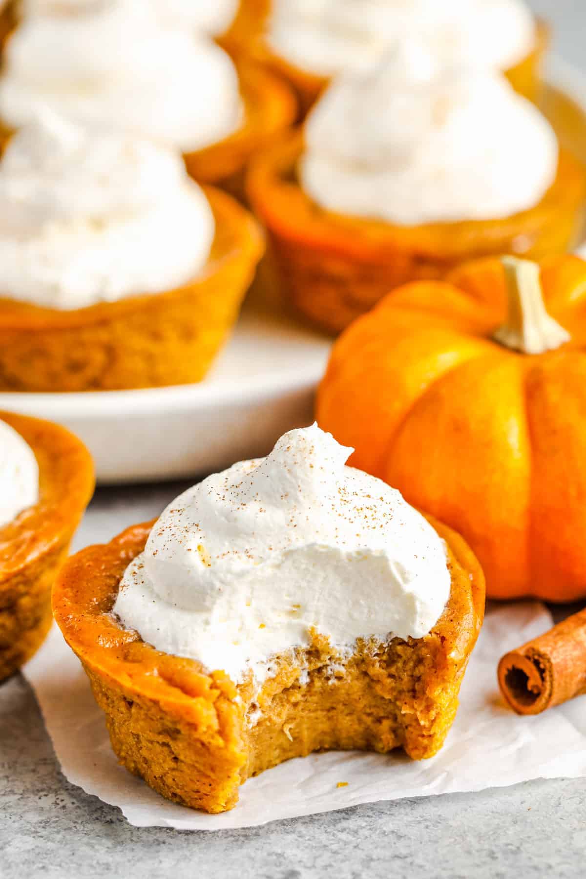 Harvest Spice Custard Cupcakes