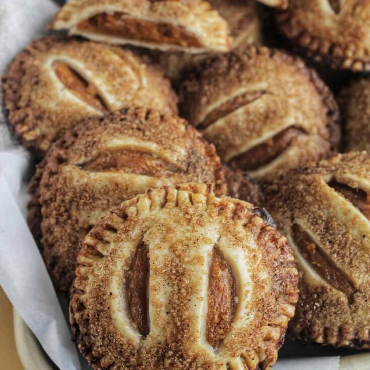 Autumn Hand Pockets with Spiced Sweet Potato Filling