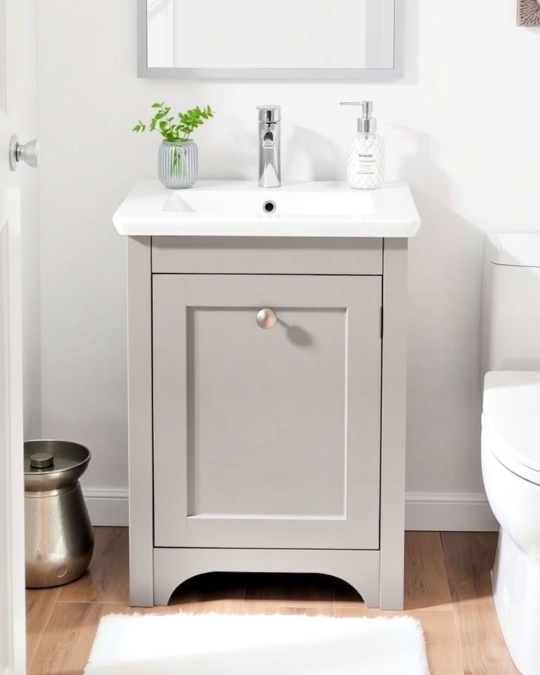 Choose a Petite Vanity That Hides the Mess