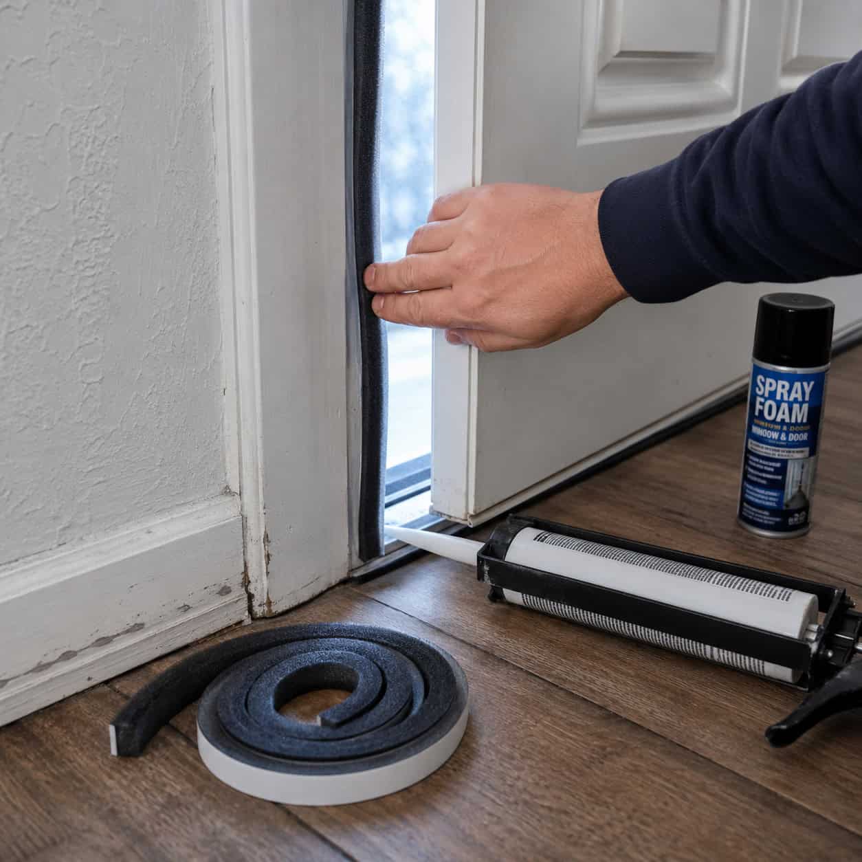 Stop Drafts: Weatherstrip Doors and Seal Gaps