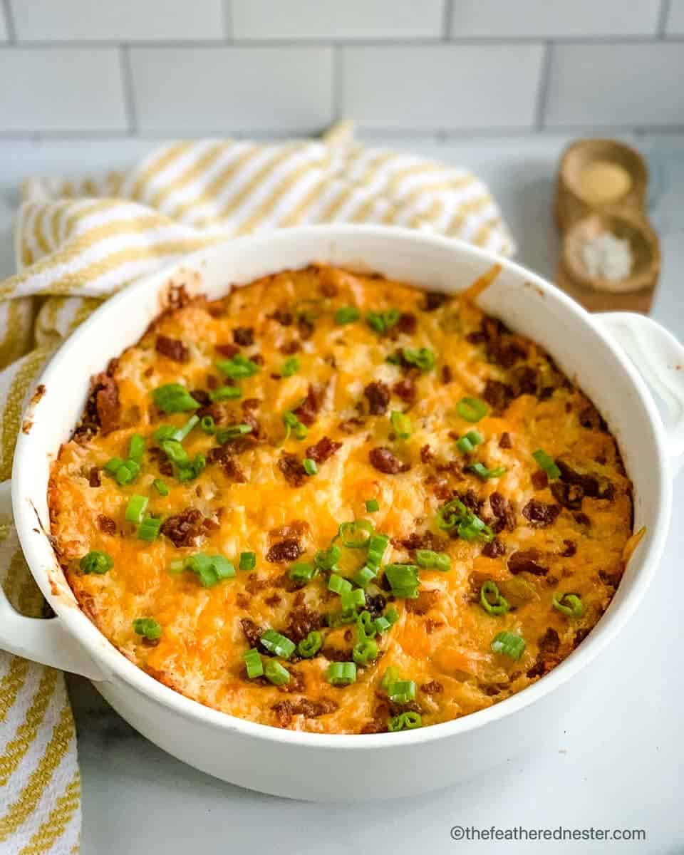 Sage, Bacon & Cheddar Holiday Potato Bake