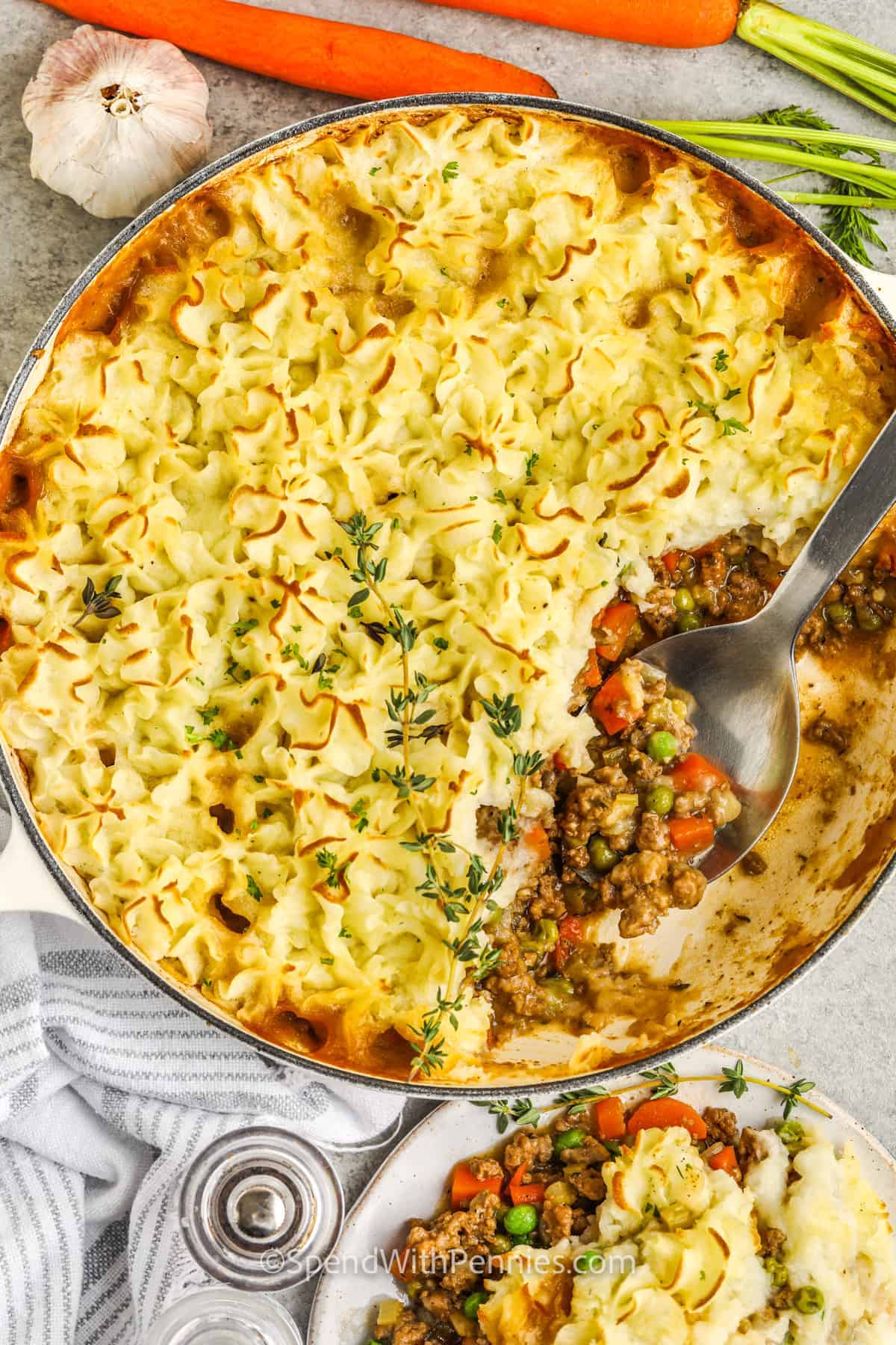 Rosemary Braised Lamb and Parsnip Cottage Pie