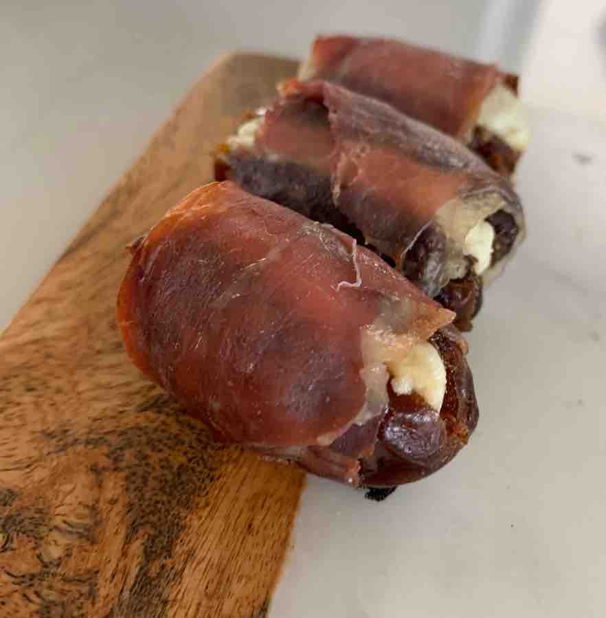 Honeyed Prosciutto Parcels with Marcona Almonds