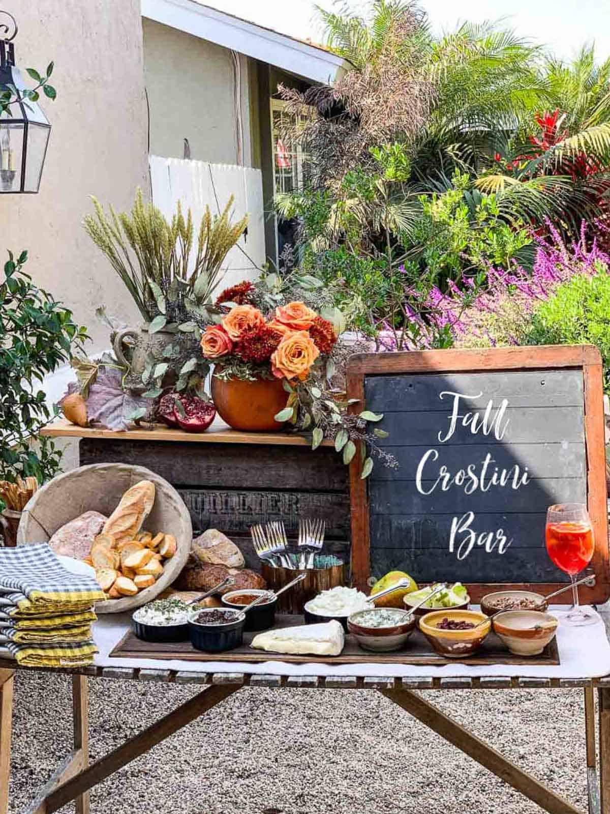 Harvest Orchard Crostini Board