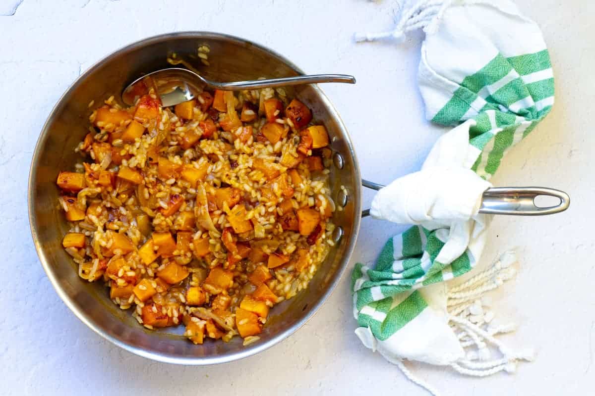 Crisp-Sage Butternut Orzo Gratin