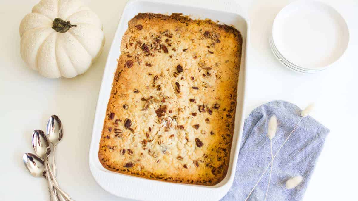 Effortless Spiced Pumpkin Dump Cake Bake