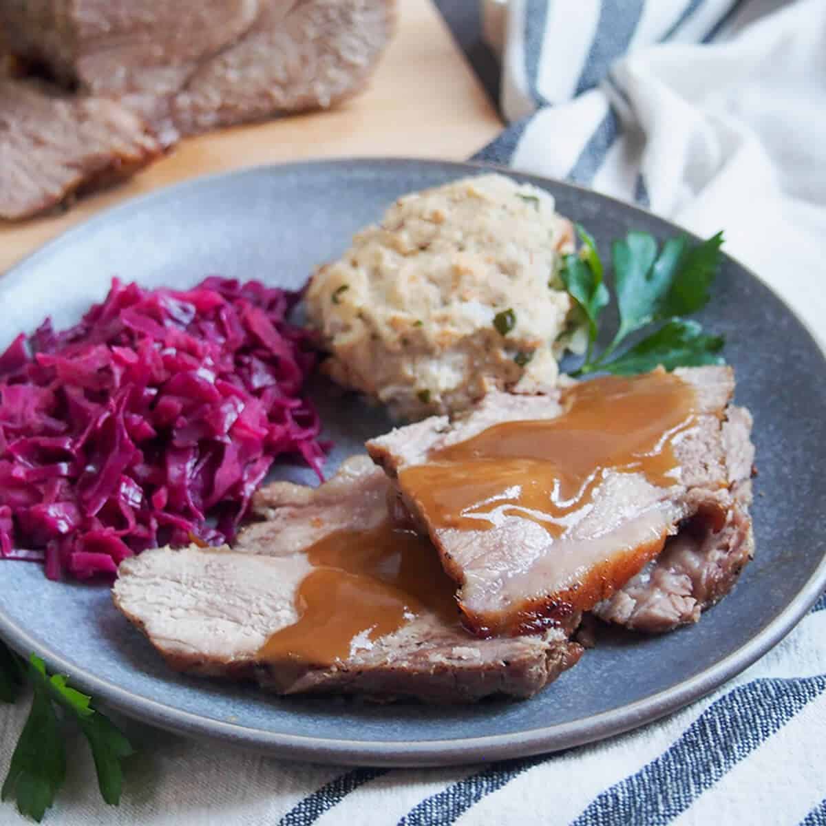 Cider & Caraway Holiday Pork Roast