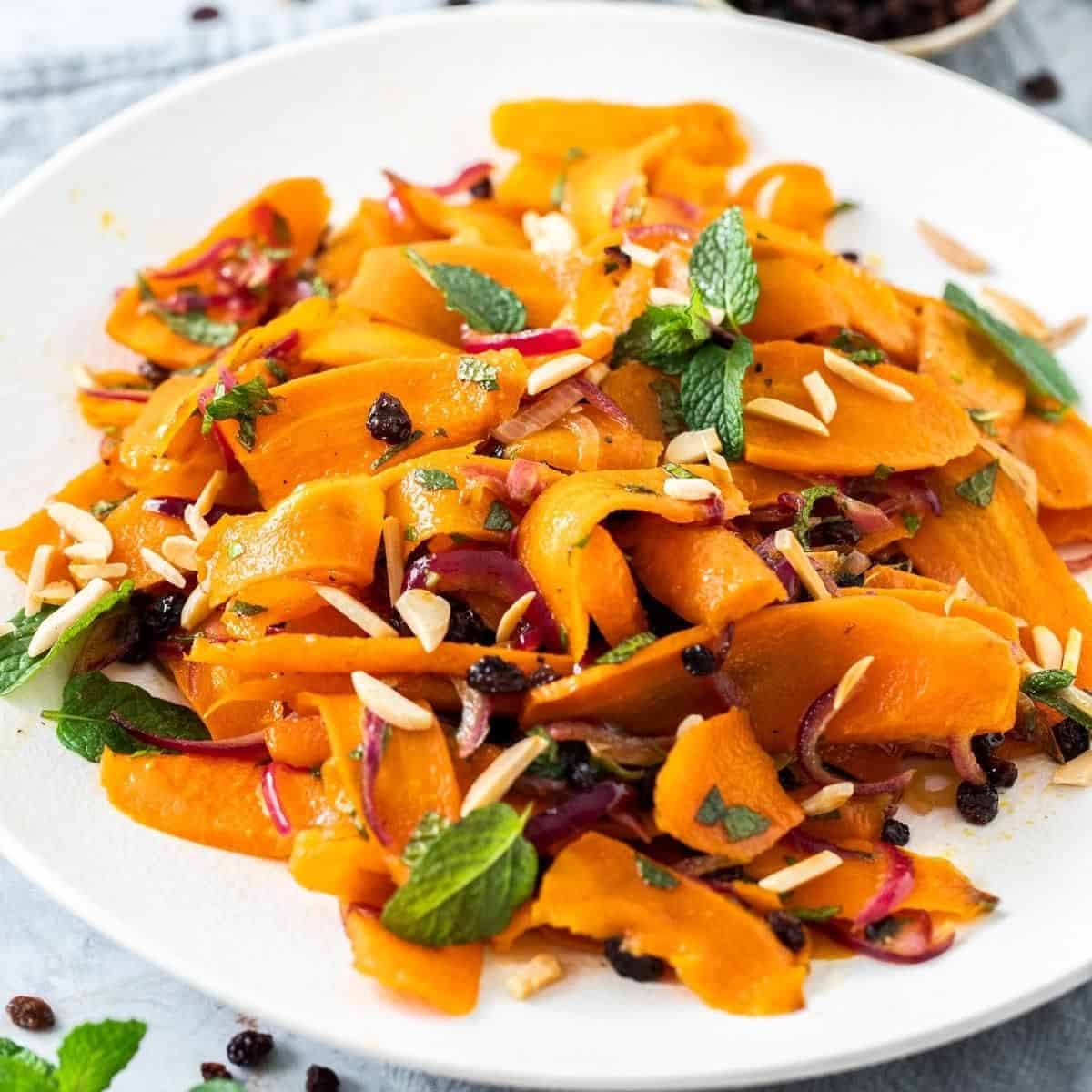 Honey-Orange Carrot & Goat Cheese Salad
