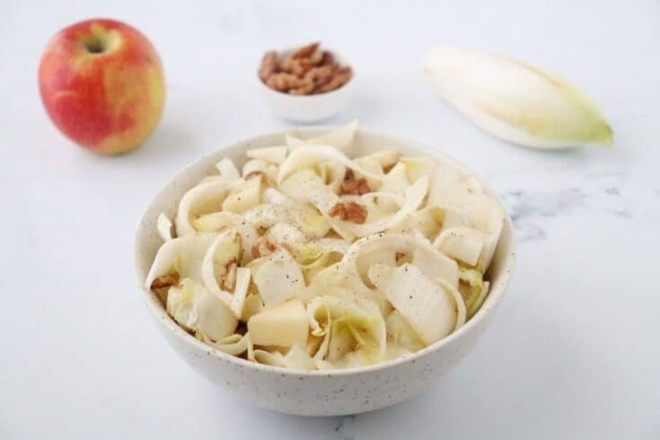 Crisp Endive & Apple Harvest Salad with Toasted Walnuts