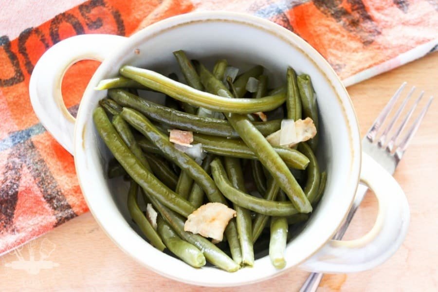 Country Style Bacon And Onion Green Beans