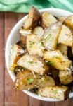 Slow Cooker Garlic Herb Parmesan Potato Medley