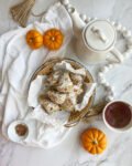 Spiced Autumn Bakery Wedges Drizzled in Sweet Icing and Candied Nut Crunch