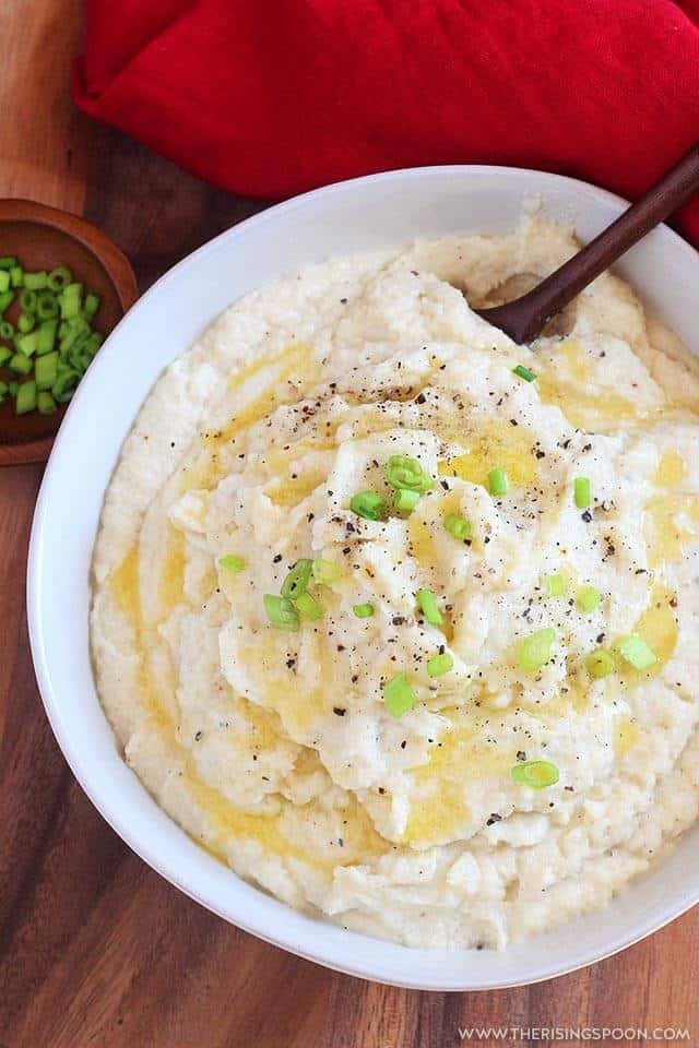 Garlic-Roasted Cauliflower Mash