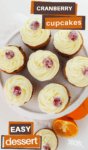 Autumn Orchard Cranberry-Orange Cupcakes