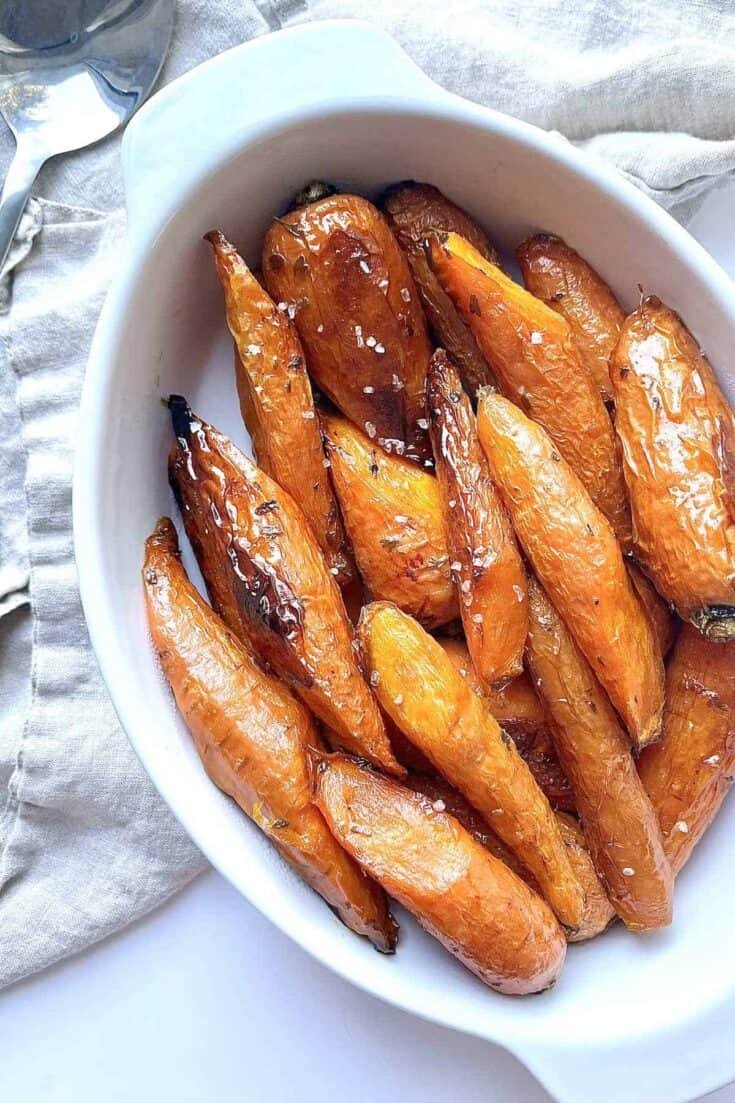 Maple-Mustard Carrot Medley with Toasted Walnuts
