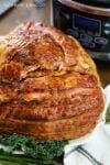 Maple-Mustard Slow Cooker Holiday Ham