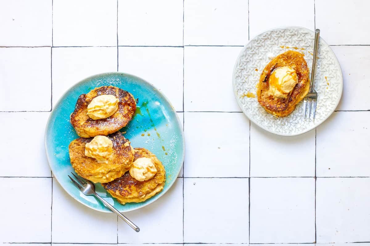 Golden Italian Bread Pockets Filled With Spiced Pumpkin and Velvety Mascarpone