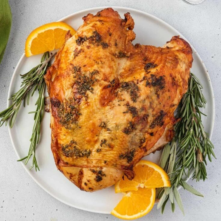 Flat-Roast Citrus-Herb Turkey Breast