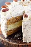 Autumn Spice Carrot Layer Cheesecake
