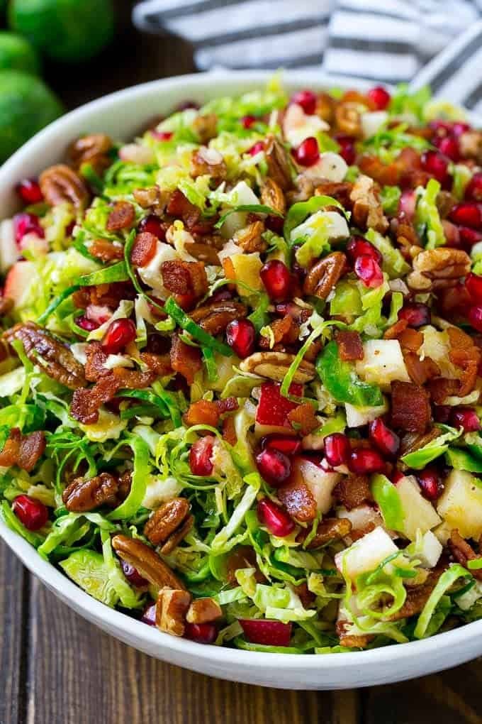 Autumn Harvest Brussels & Apple Bowl