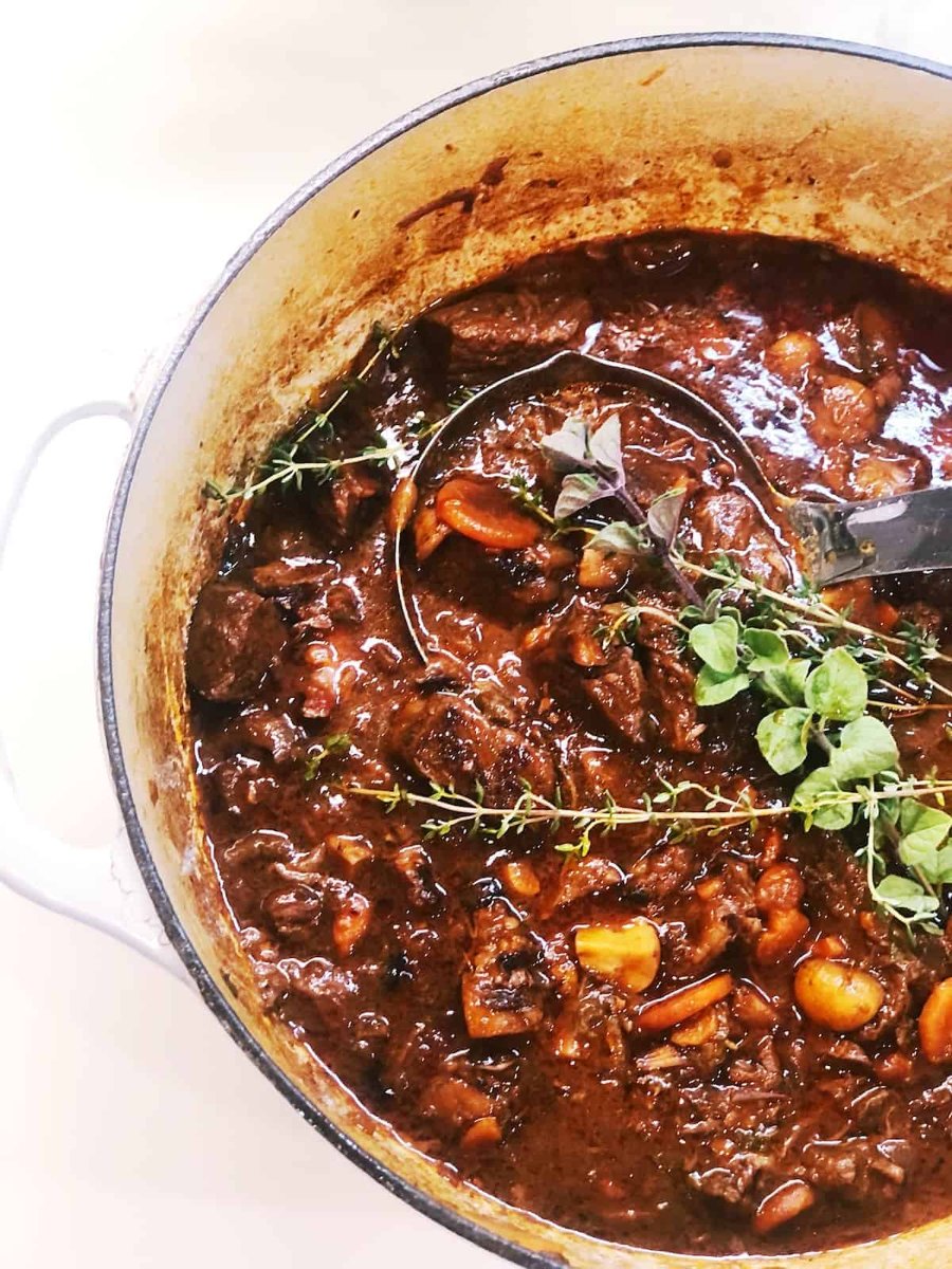 Provencal Braised Beef and Wild Mushroom Ragout