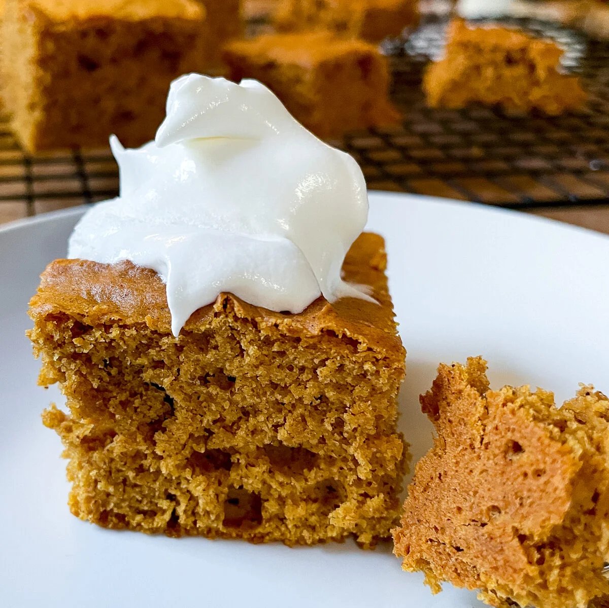 Effortless Two-Ingredient Spiced Pumpkin Snack Cake