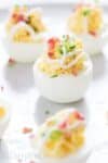 Party-Stacked Potato Bites with Deviled-Yolk Filling
