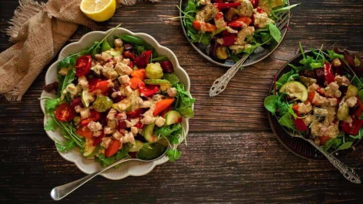 Warm Harvest Farro Salad with Maple‑Dijon Vinaigrette