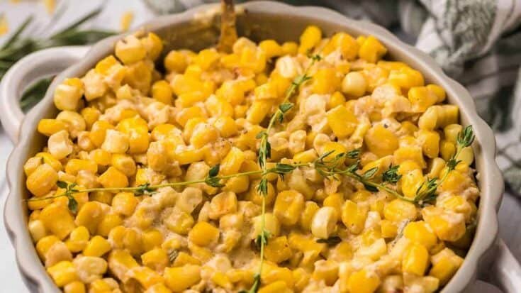 Gouda Cream Skillet Corn