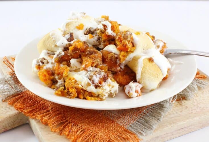 Maple‑Sage Sweet Potato Tot Gratin