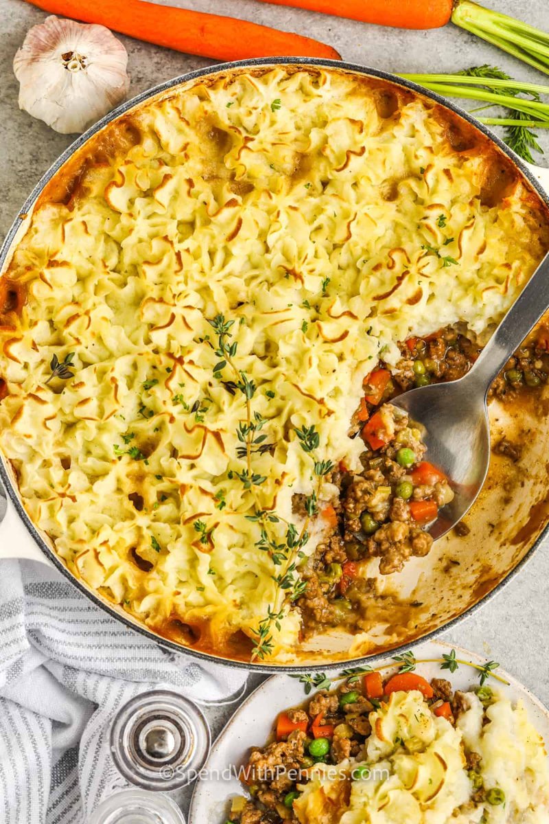 Rosemary Braised Lamb and Parsnip Cottage Pie