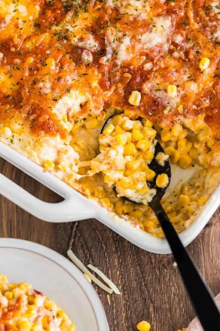Maple-Chive Corn Gratin
