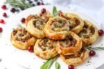 Maple-Sage Brie & Cranberry Sausage Cups