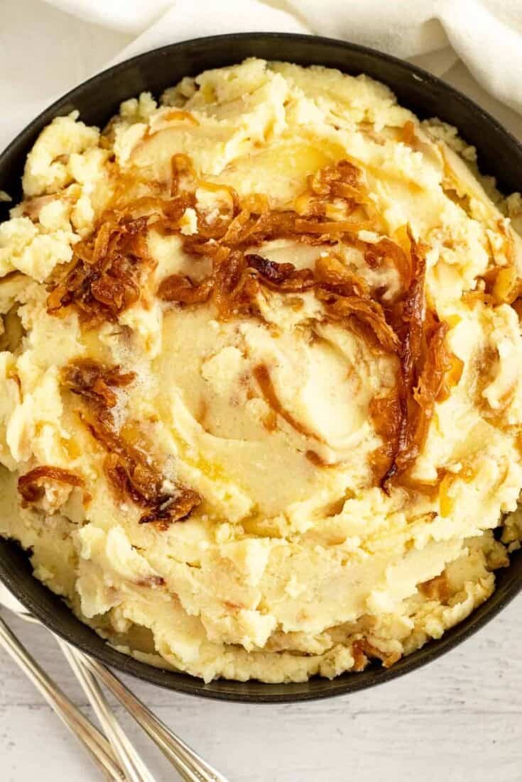 Silky Horseradish & Onion Whipped Potatoes