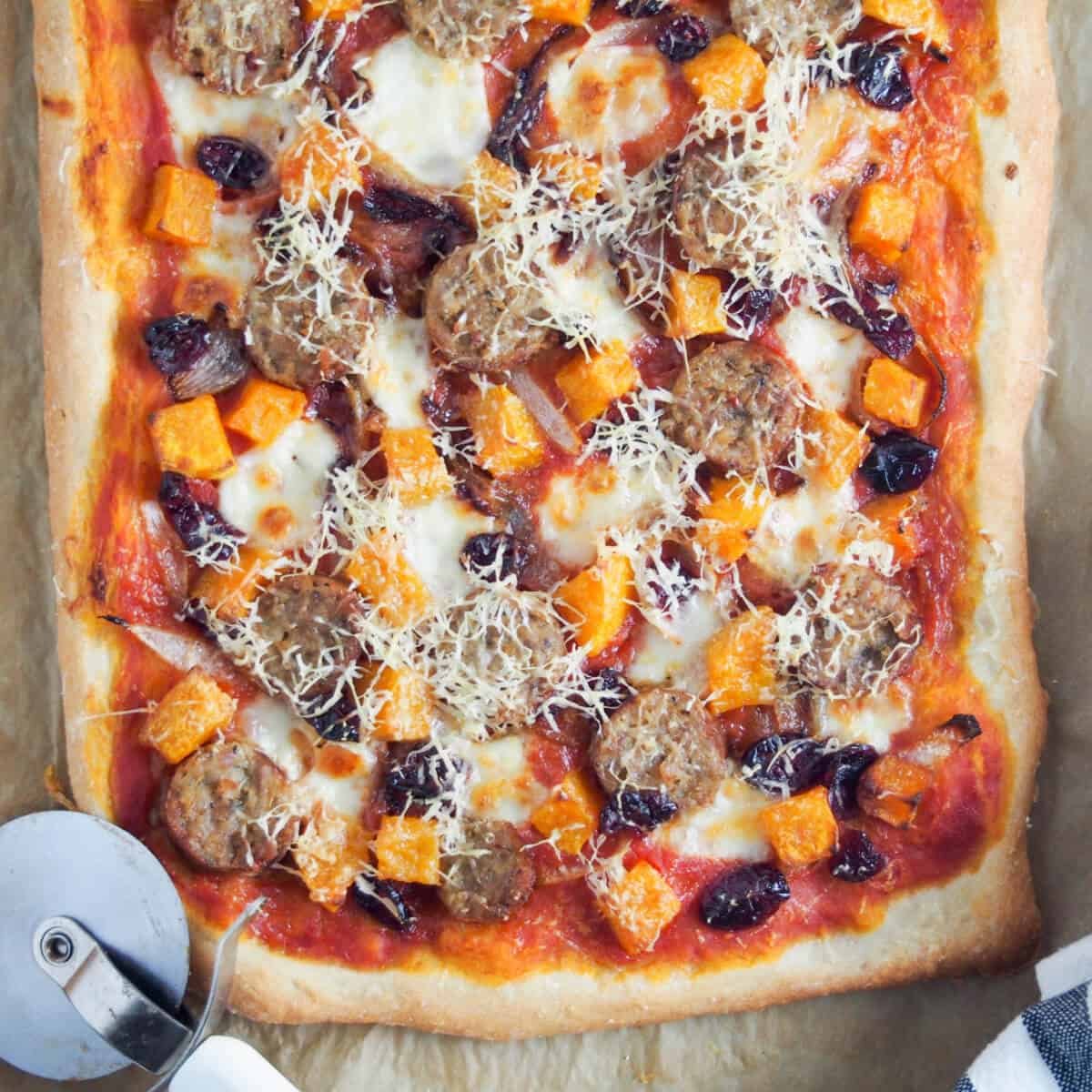 Harvest Sausage & Butternut Flatbread