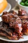 Festive Brown-Sugar Braised Country Ribs with Citrus-Garlic Glaze